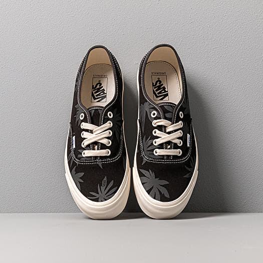 Men's shoes Vans OG Authentic LX (Canvas/ Island Leaf) Black Raven