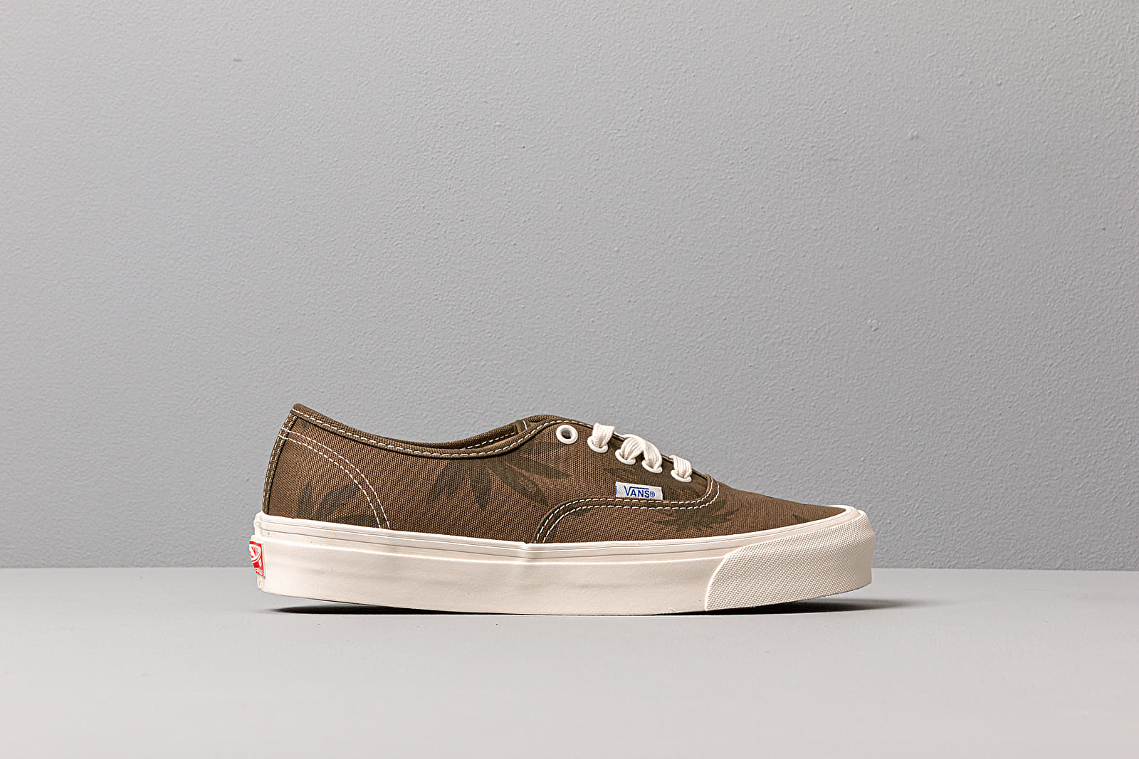 Scarpe uomo Vans OG Authentic LX (Canvas/ Island Leaf) Brown