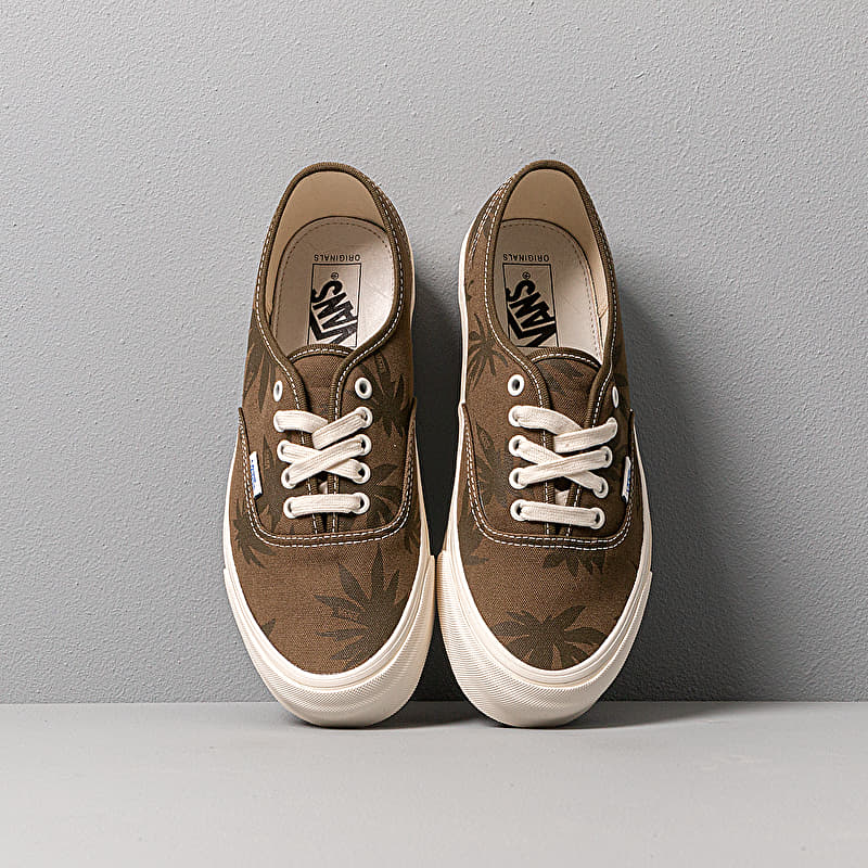 Vans OG Authentic LX (Canvas/ Island Leaf) Brown | Footshop