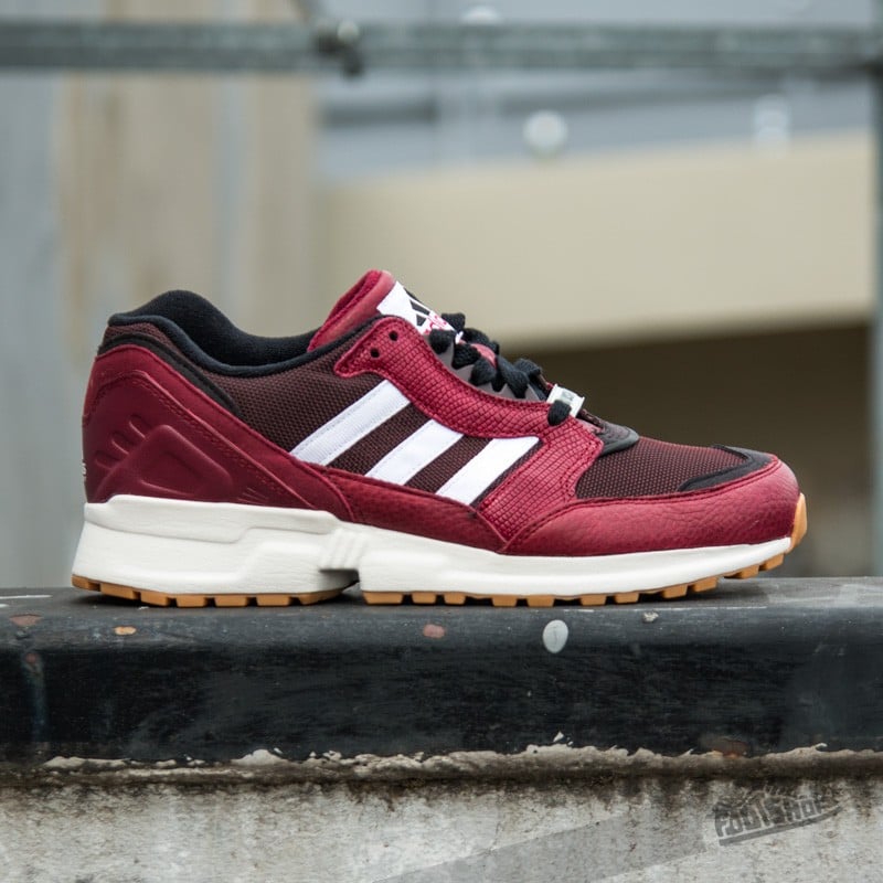 Scarpe uomo adidas Equipment Running Cushion Collegiate Burgundy/ Ftwr White/ Night Red