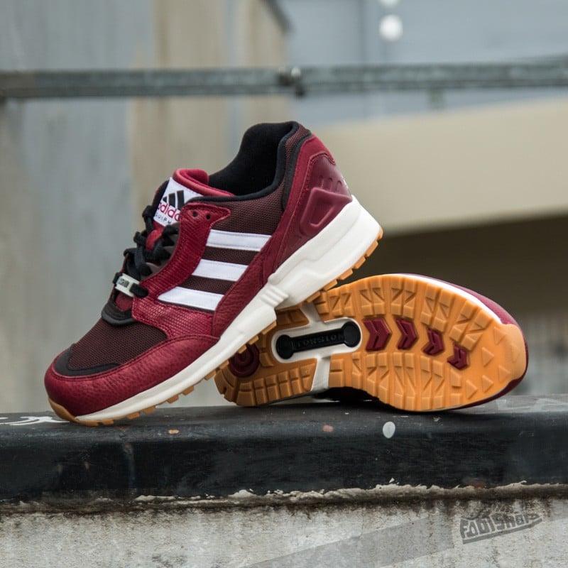 Scarpe uomo adidas Equipment Running Cushion Collegiate Burgundy/ Ftwr White/ Night Red