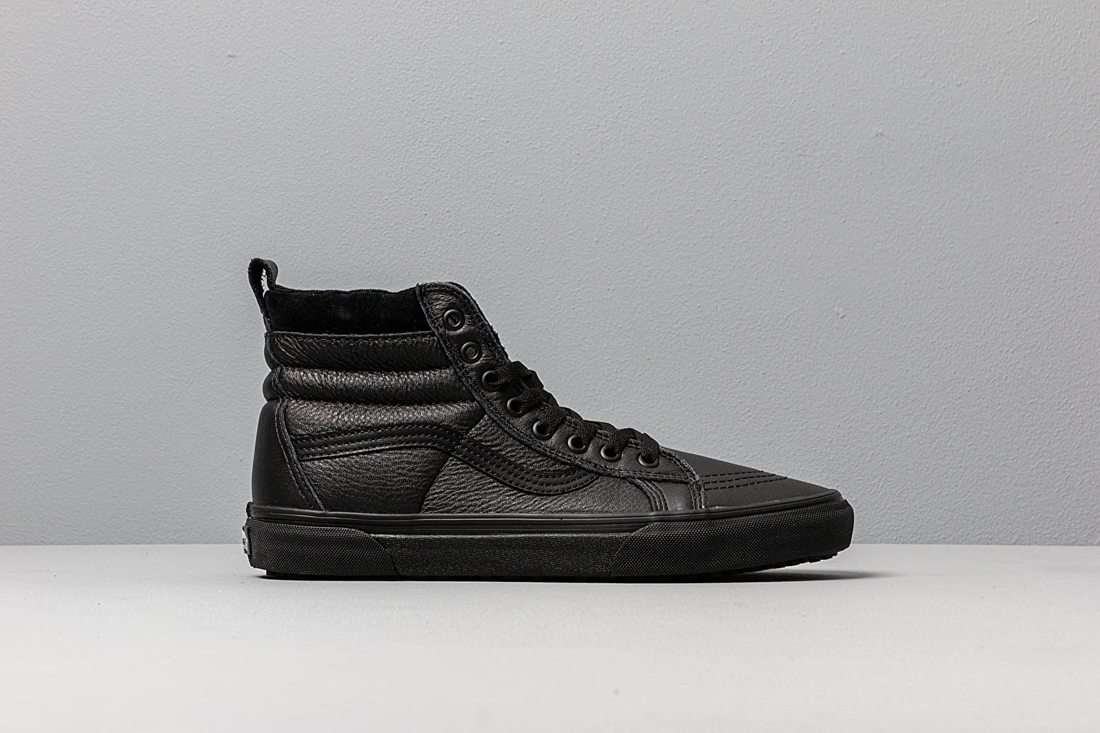Vans sk8 hi store mte black leather