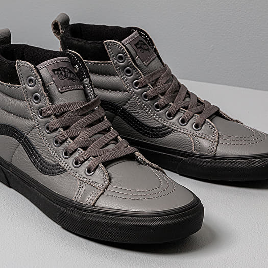 Men s shoes Vans SK8 Hi MTE MTE Leather Grey Footshop
