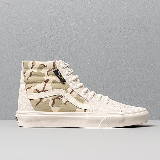 Men s shoes Vans SK8 Hi Cordura White Asparagus Camo Footshop