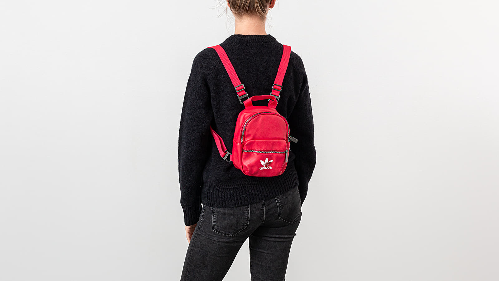 Red adidas mini backpack best sale