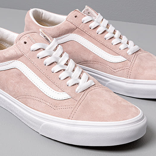 Vans old skool pig suede pink top