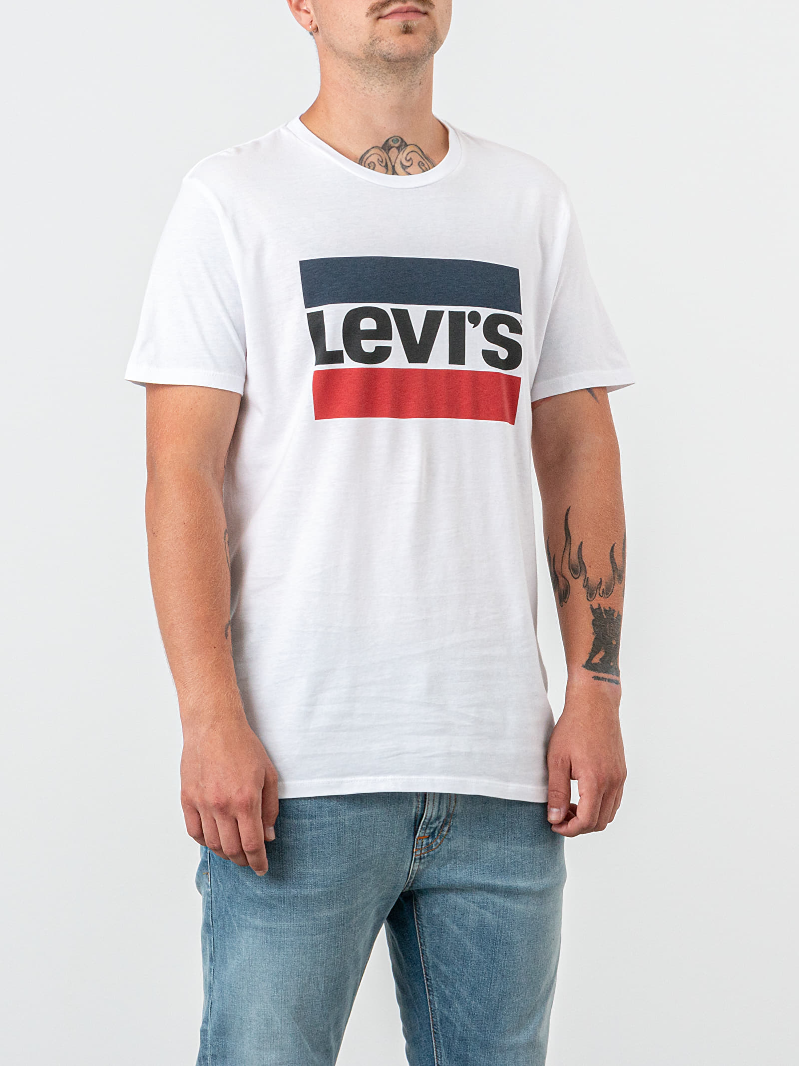 Tricouri Levi's® Sportswear Logo Tee White