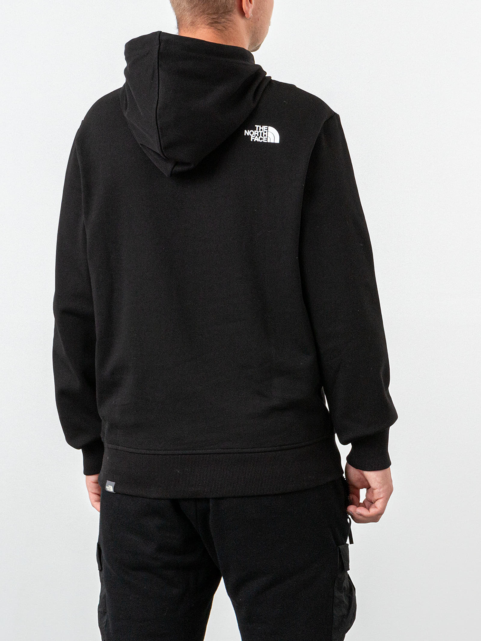 North face discount hoodie small logo
