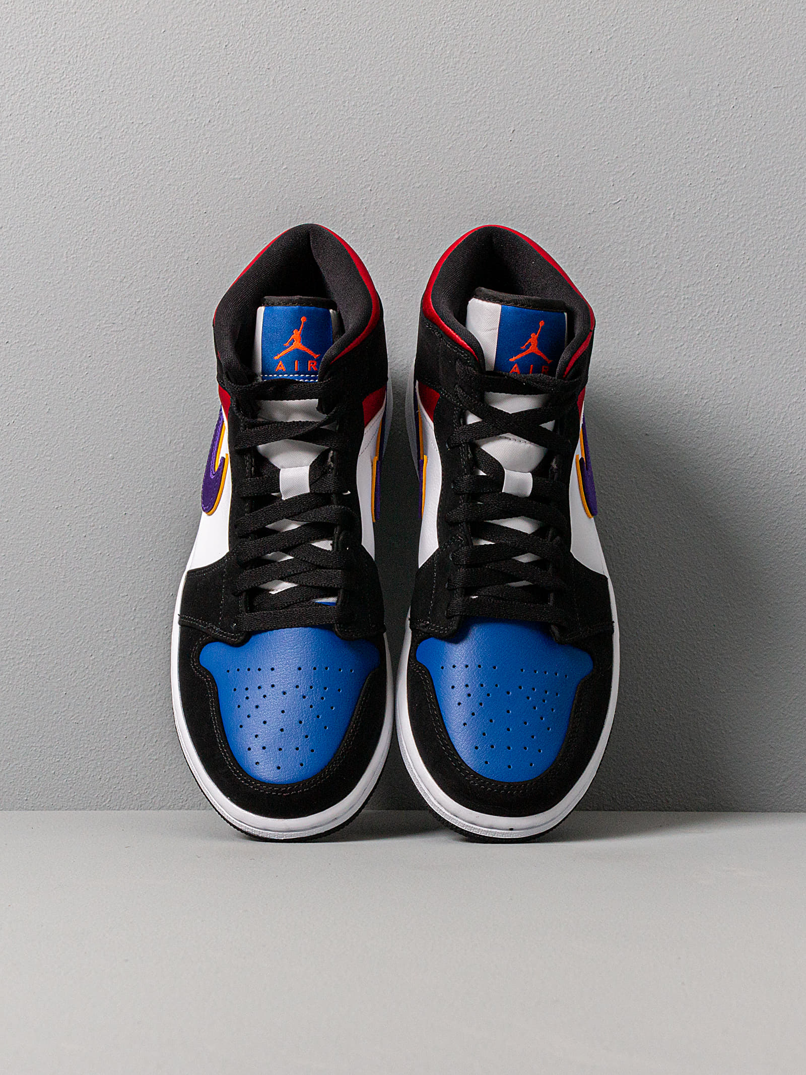Black red and purple jordans outlet
