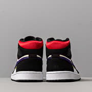 Jordan 1 mid se black/white/gym red/field purple top
