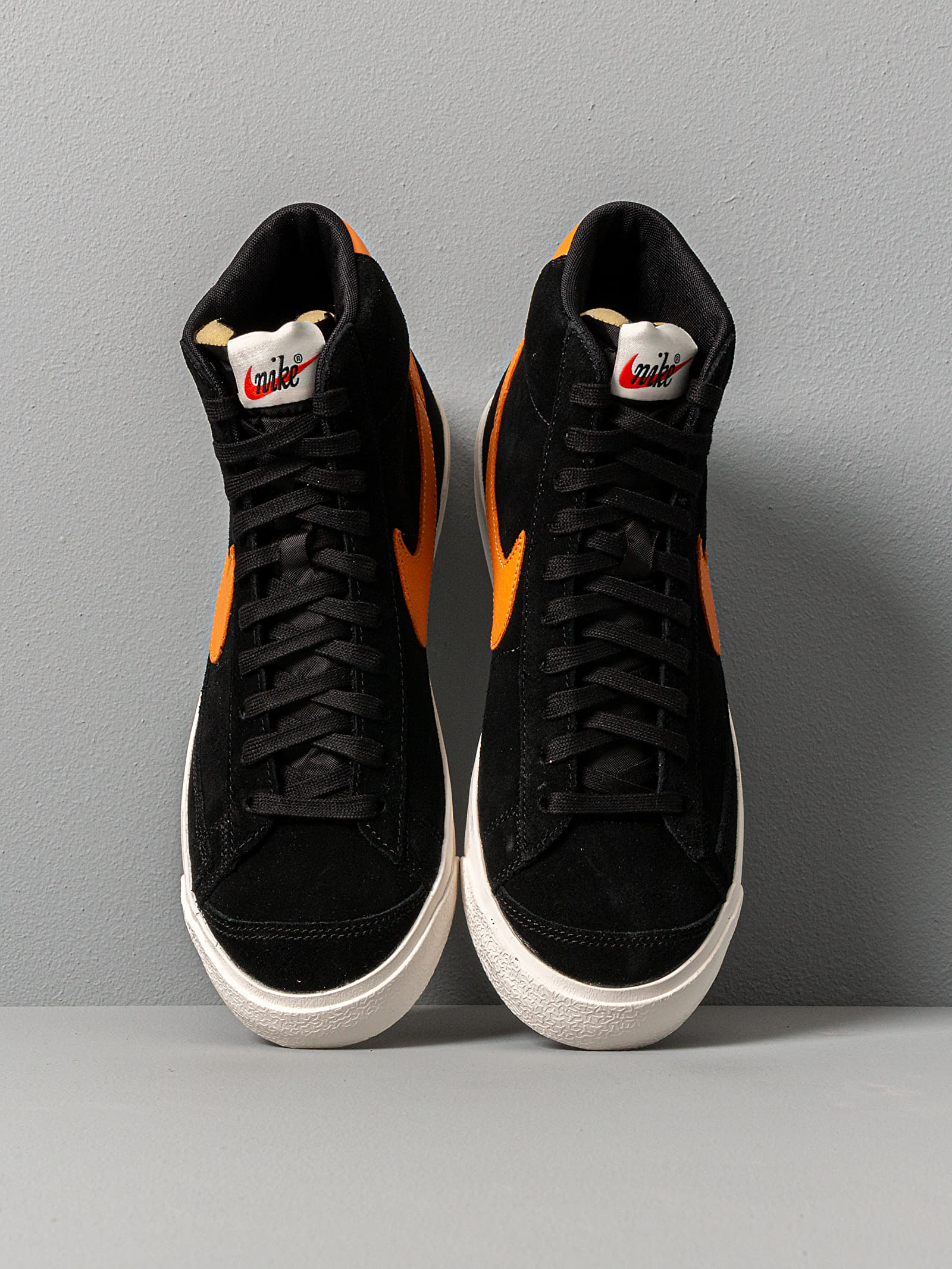 Men s shoes Nike Blazer 77 Black Amber Rise Sail Footshop