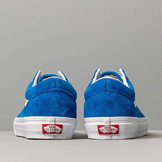 Vans old skool pig suede princess blue skate top shoes