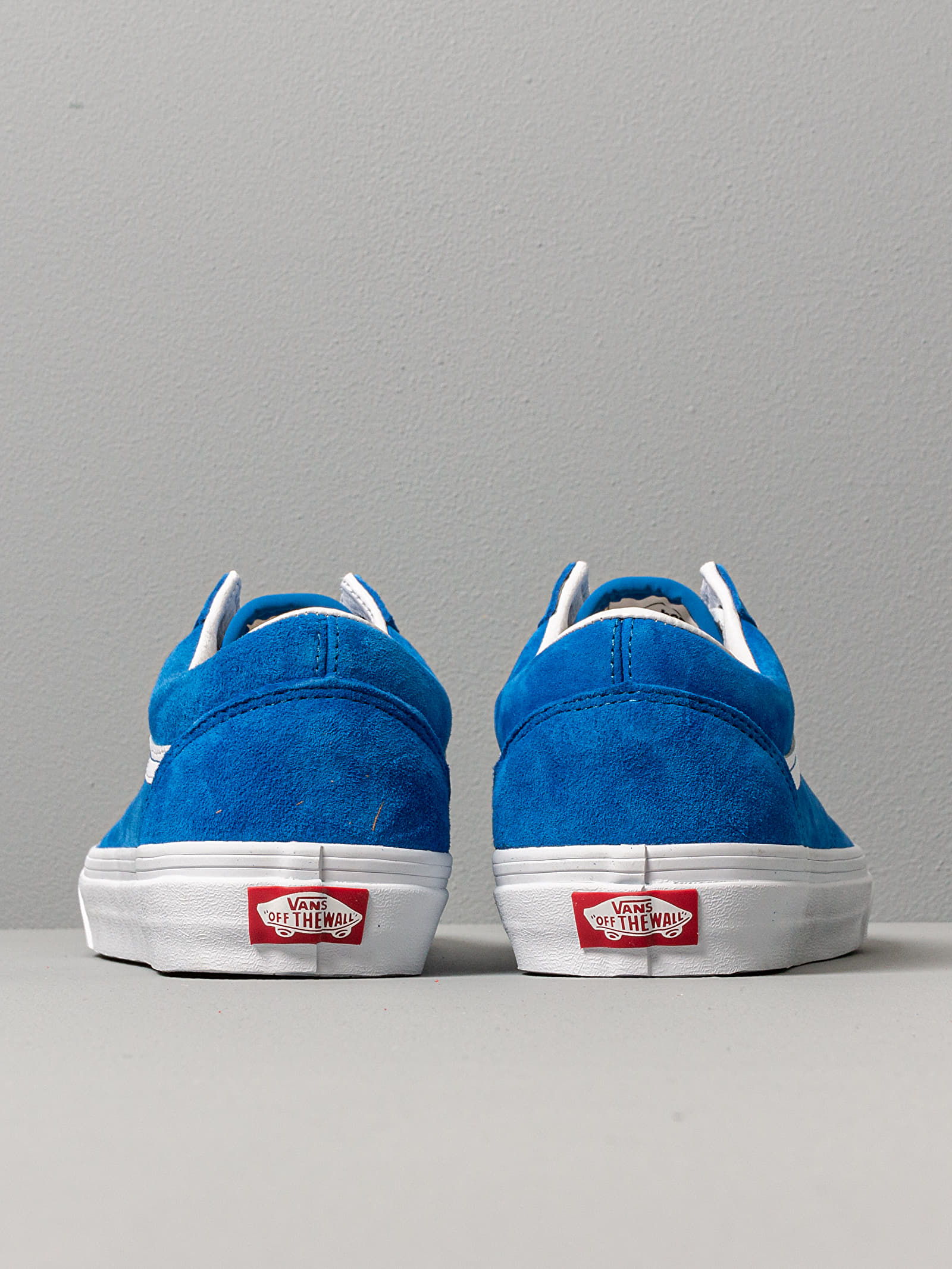 Men s shoes Vans Old Skool Pig Suede Princes Blue True White Footshop