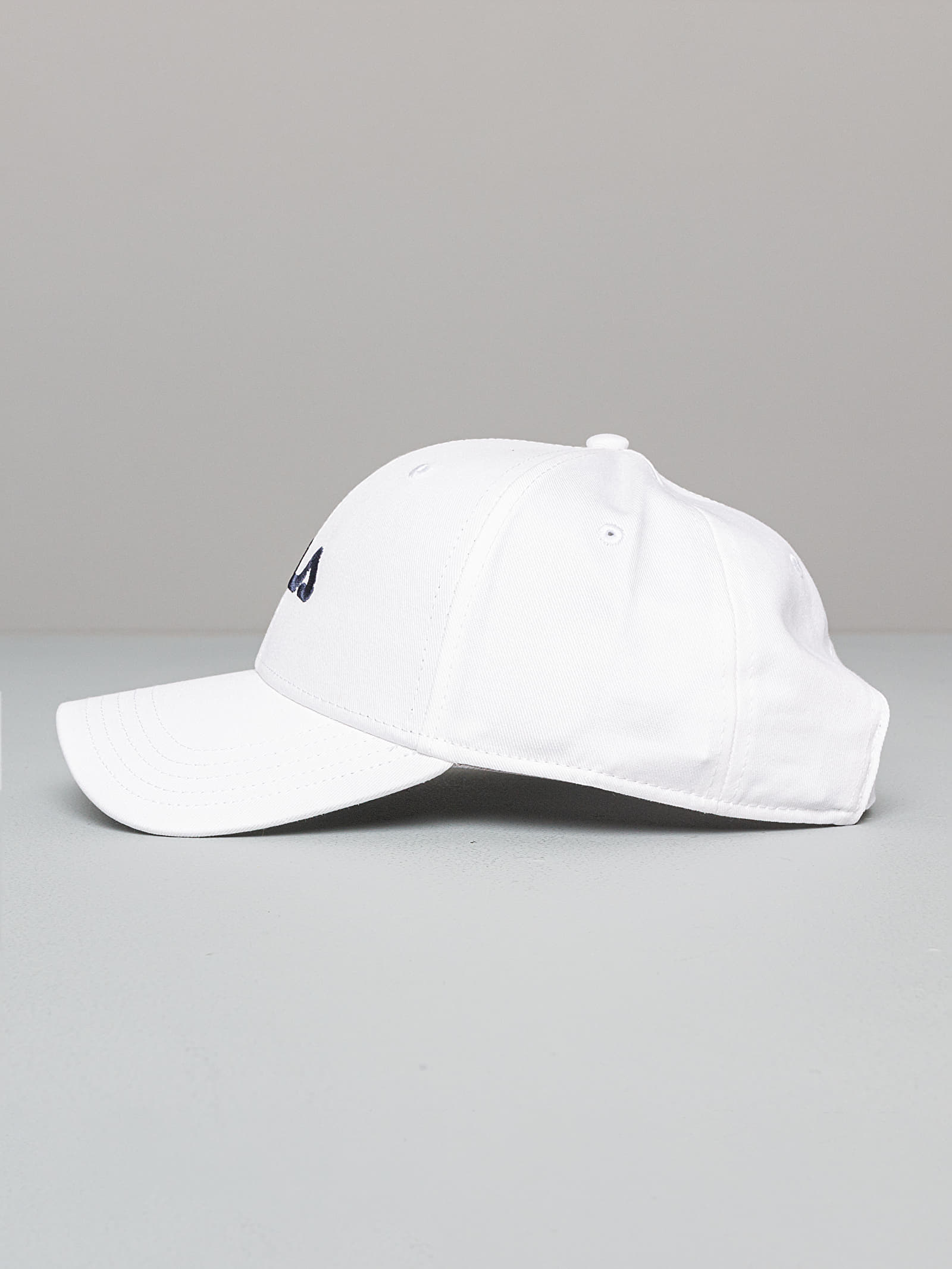 Šiltovky FILA Linear Logo Panel Strapback Cap Bright White