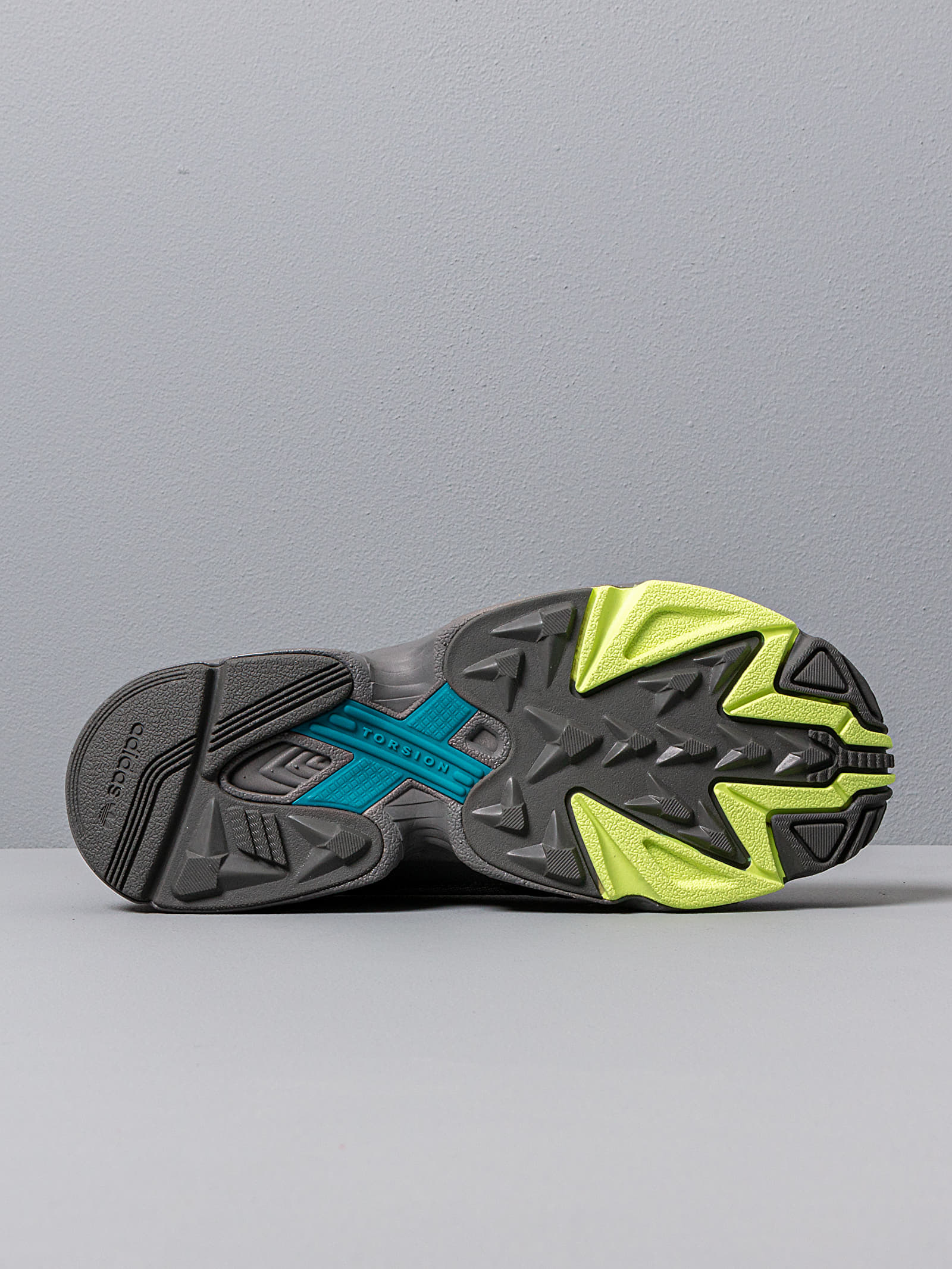 Women's shoes adidas Falcon W Grey Four/ Grey Two/ Hi-Res Yellow