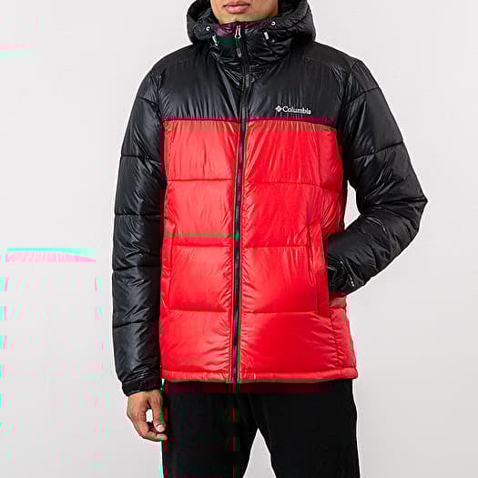 Jackets Columbia Pike Lake Hooded Jacket Mountain Red Black Footshop