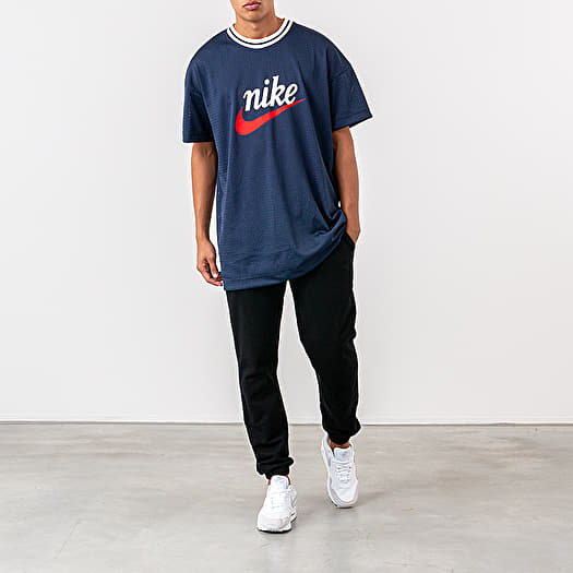 Remera nike sportswear mesh azul sale