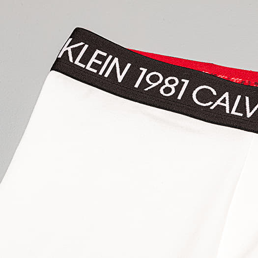 Men s underwear Calvin Klein Bold 1981 Trunk White Footshop