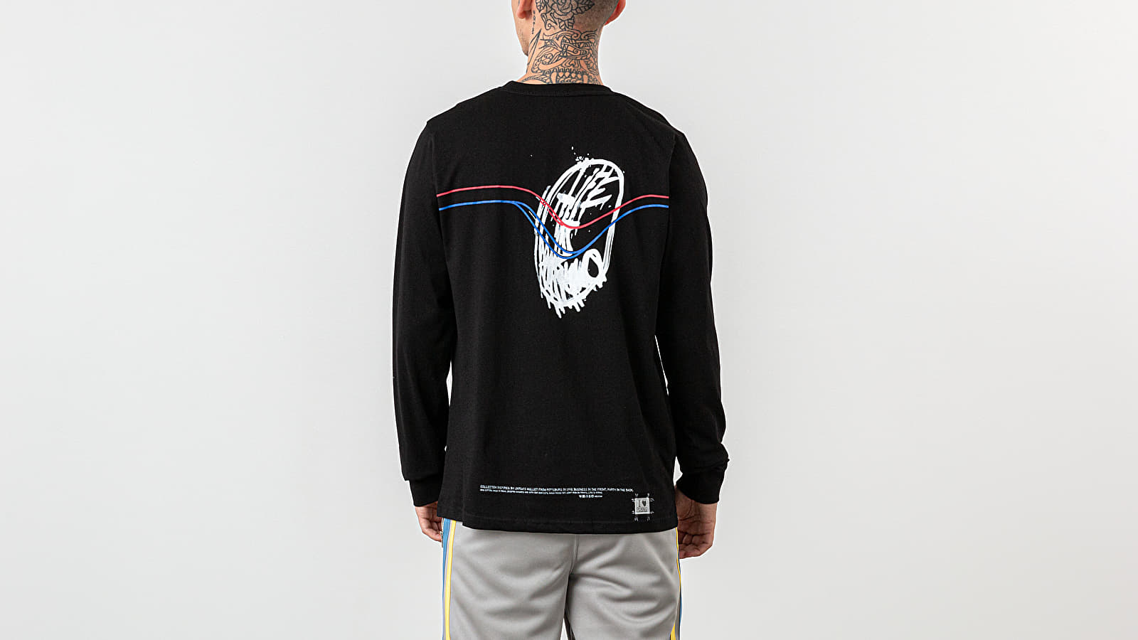 Tričká Life Is Porno V.B.V.P. Longsleeve Tee Black