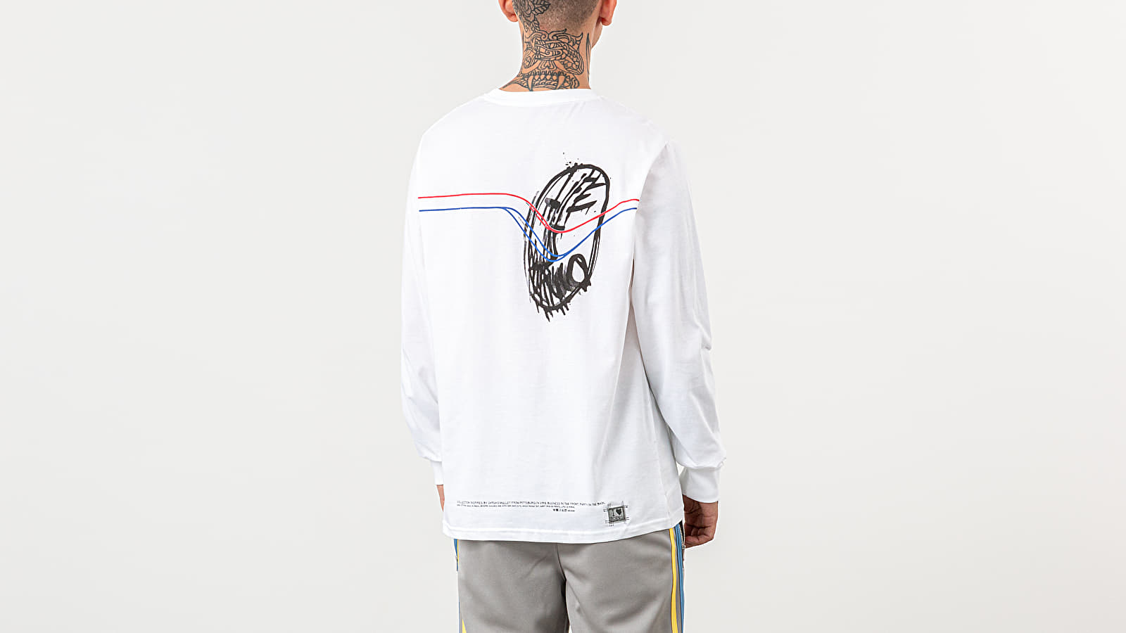 Trička Life Is Porno VBVP Long Sleeve Tee White