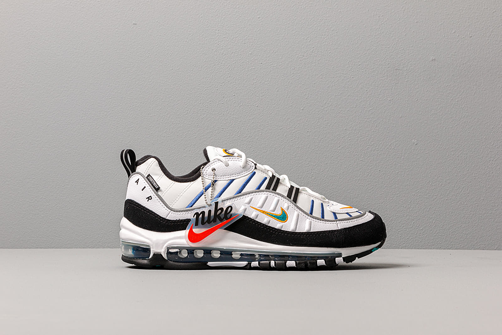 Air max 98 top white teal nebula
