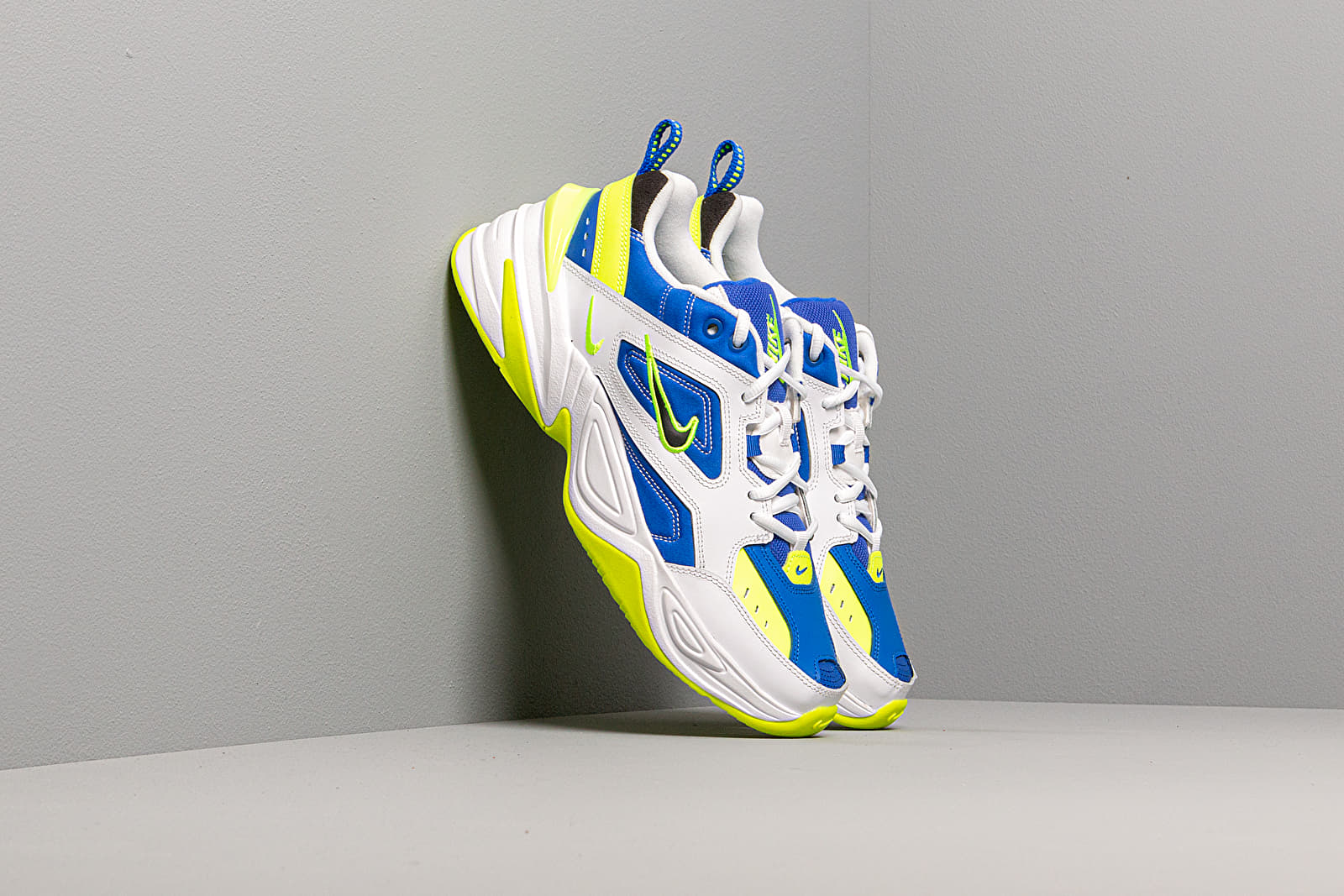 Men s shoes Nike M2K Tekno White Black Volt Racer Blue Footshop