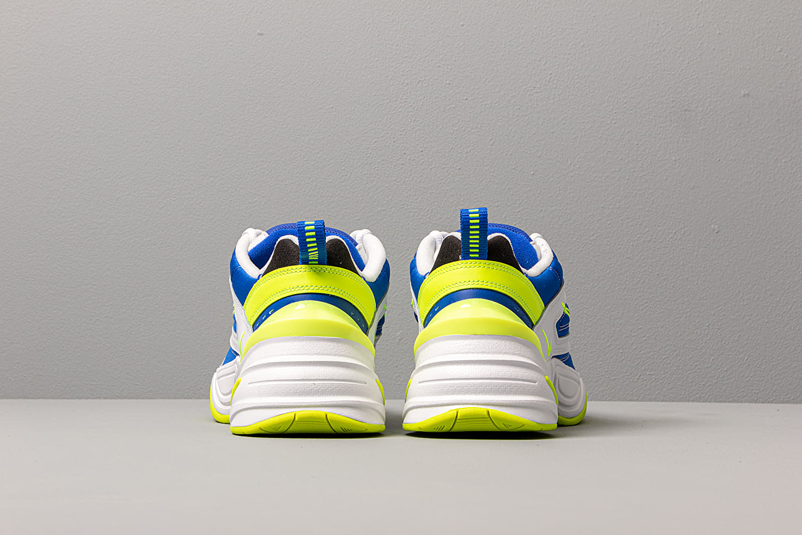 Herren Sneaker und Schuhe Nike M2K Tekno White/ Black-Volt-Racer Blue