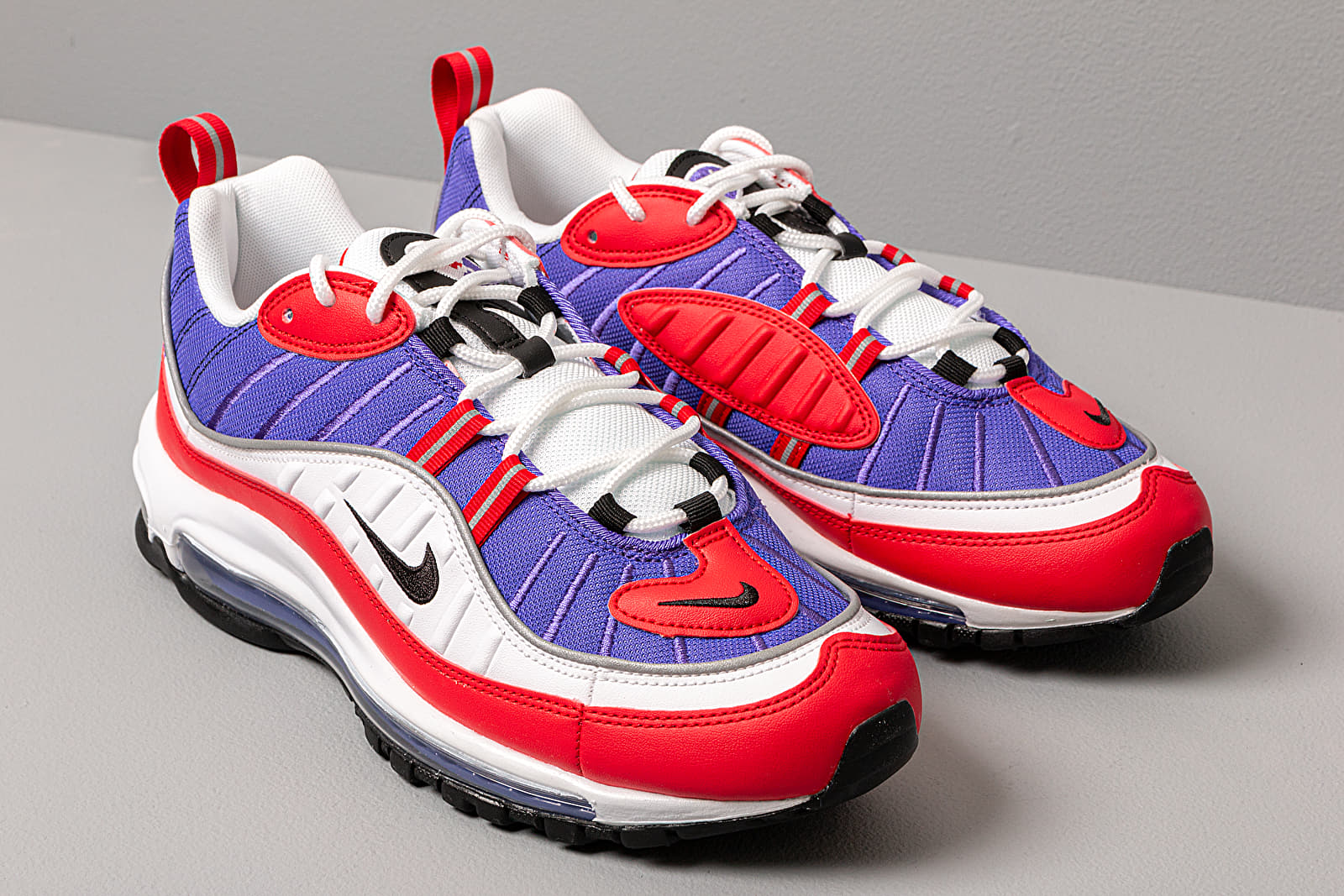 Air max 98 black sales red purple