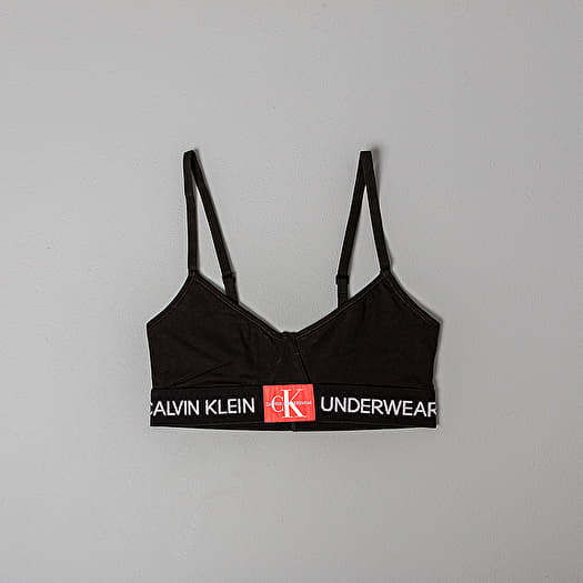Monogram logo unlined triangle bralette shop