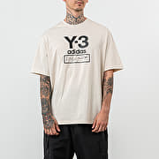 Y3 stacked shop logo tee