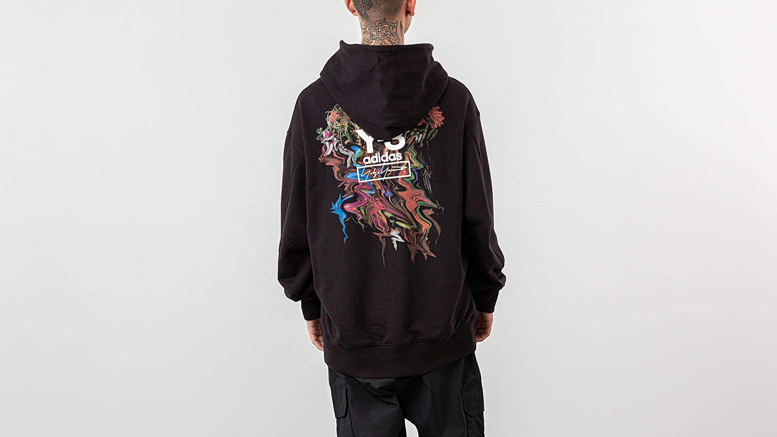 Hoodies and sweatshirts  Y-3 Toketa Print Hoodie Black