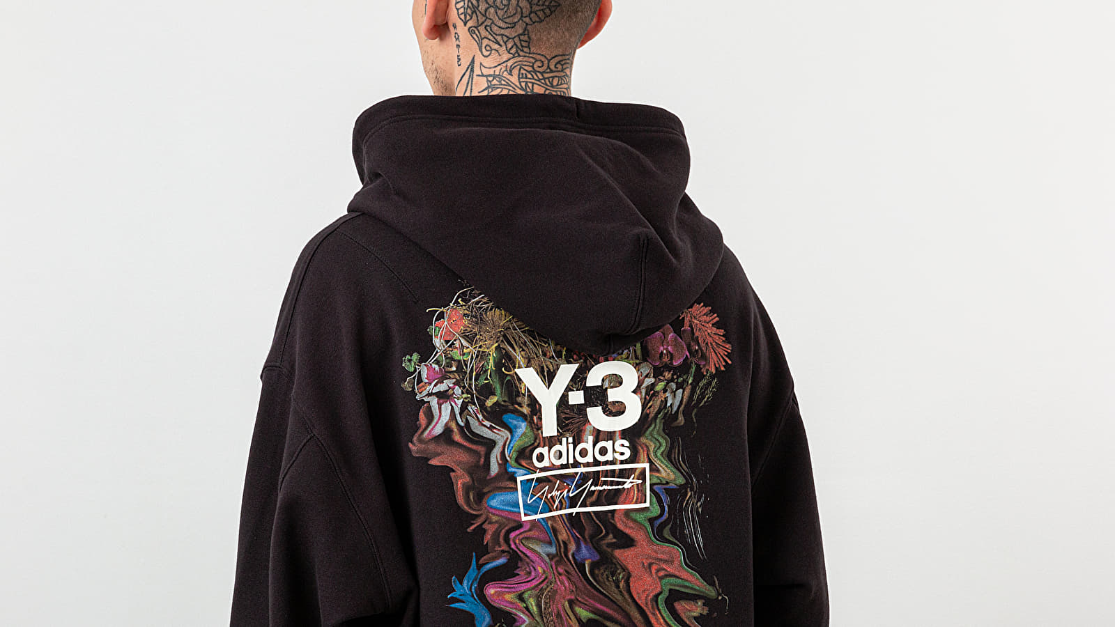 Hoodies and sweatshirts  Y-3 Toketa Print Hoodie Black