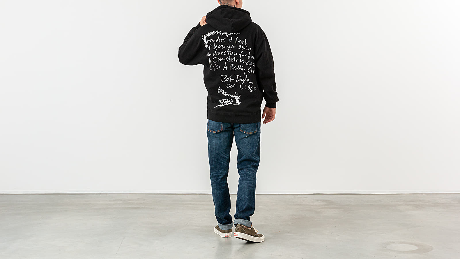 Hoodies and sweatshirts  PLEASURES x Bob Dylan Ride Hoodie Black
