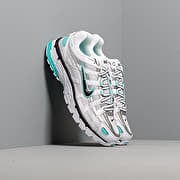 Nike W P-6000 White/ Black-Metallic Silver-Light Aqua