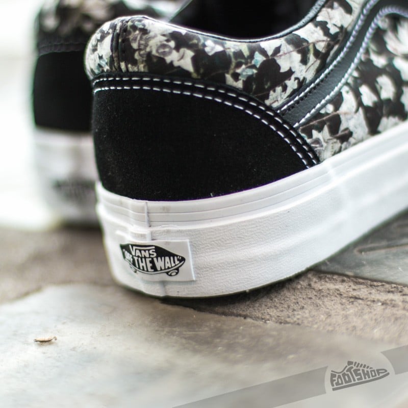 Vans reverse floral old skool clearance