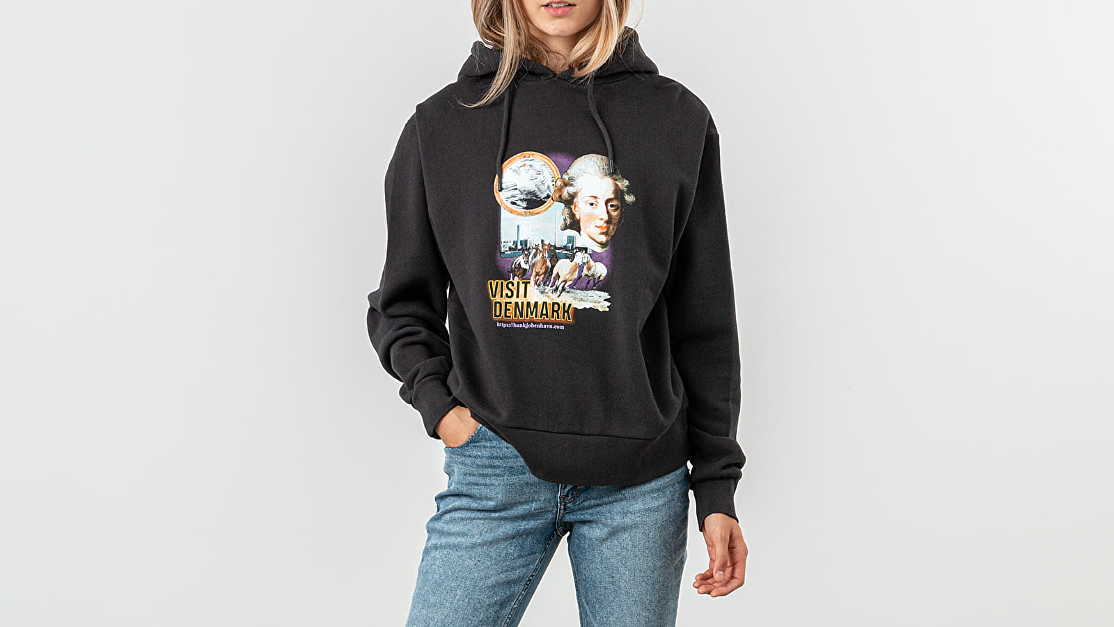 Hoodies and sweatshirts  Han Kjøbenhavn Bulky Hoodie Faded Black