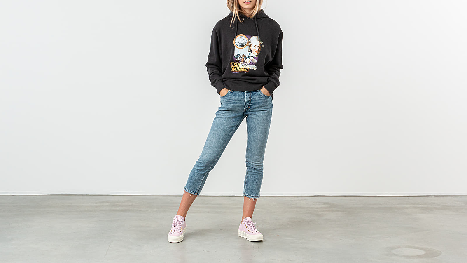 Hoodies and sweatshirts  Han Kjøbenhavn Bulky Hoodie Faded Black