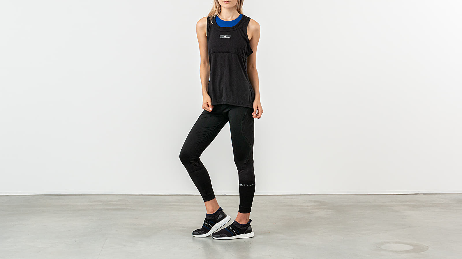 Maiouri adidas x Stella McCartney Train Tank Black