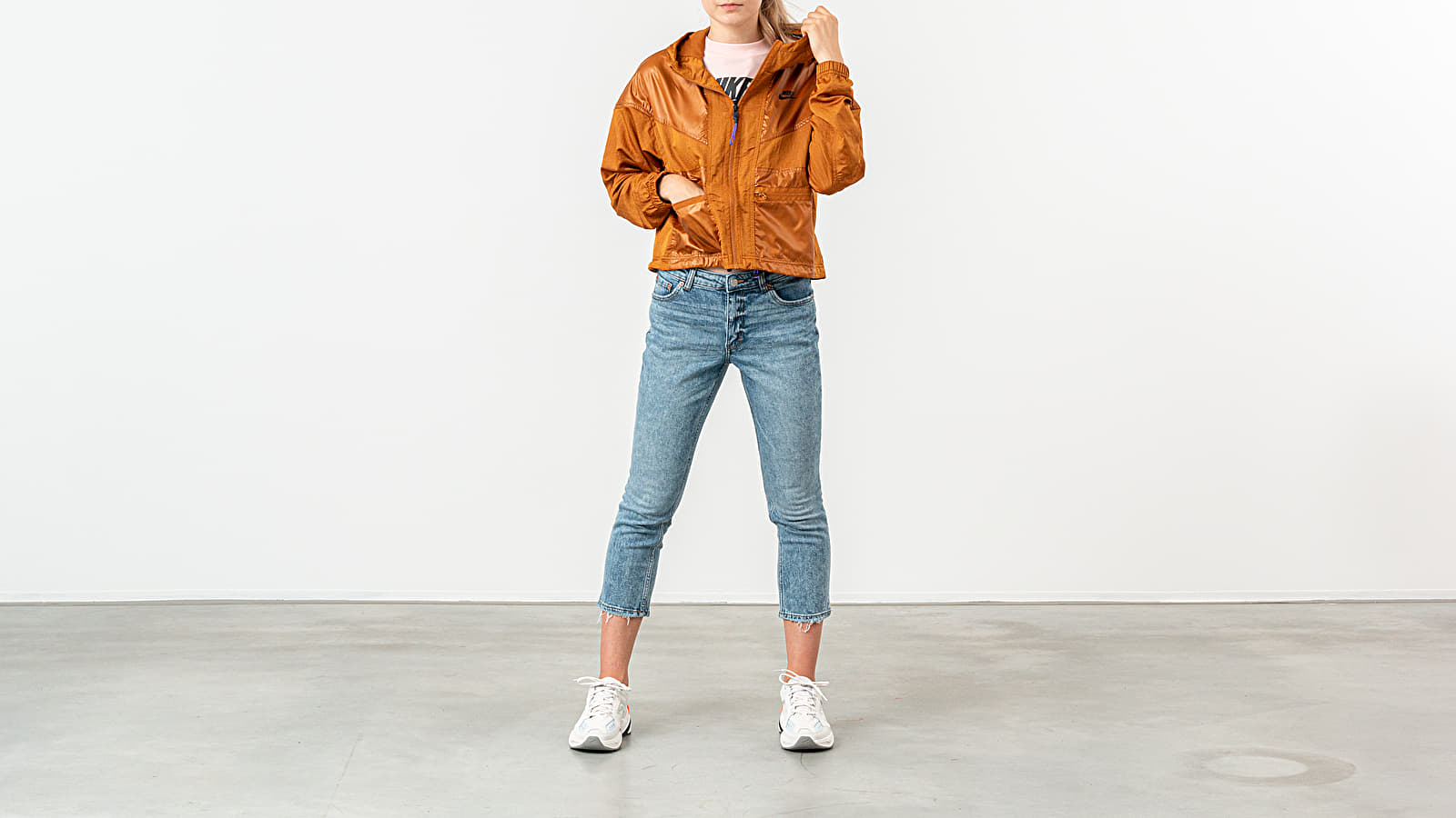 Jacken Nike Sportswear Cargo Rebel Jacket Burnt Sienna Black Footshop