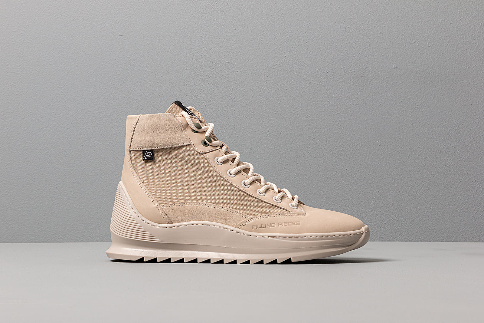 Men s shoes Filling Pieces Mid Apline Heel Cap Aten Off White