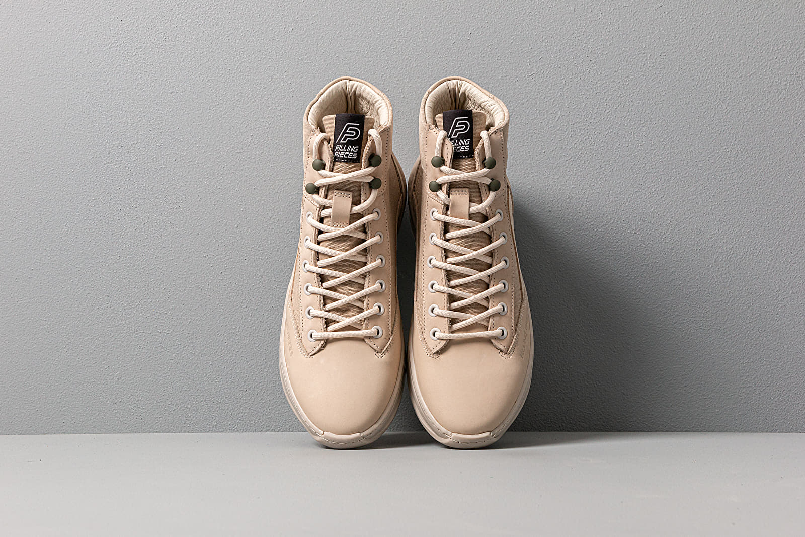 Scarpe uomo Filling Pieces Mid Apline Heel Cap Aten Off White