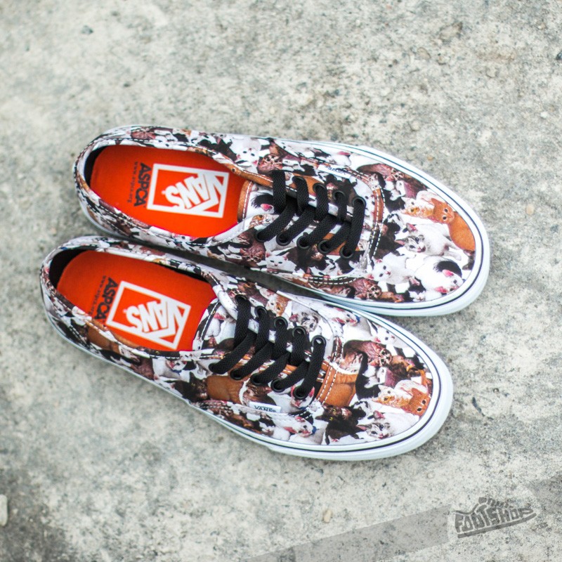 Women's shoes Vans Authentic (ASPCA) Kittens/ True White