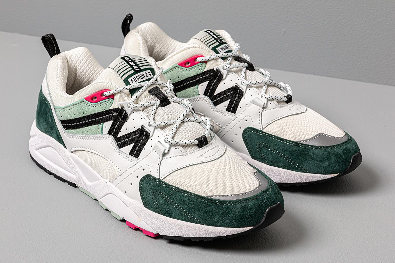 Herenschoenen Karhu Fusion 2.0 Bright White/ Posy Green