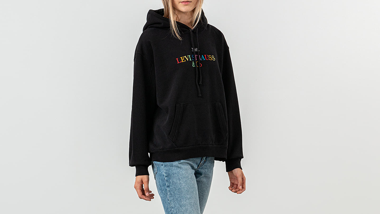 Mikiny Levi's® Unbasic Hoodie Black
