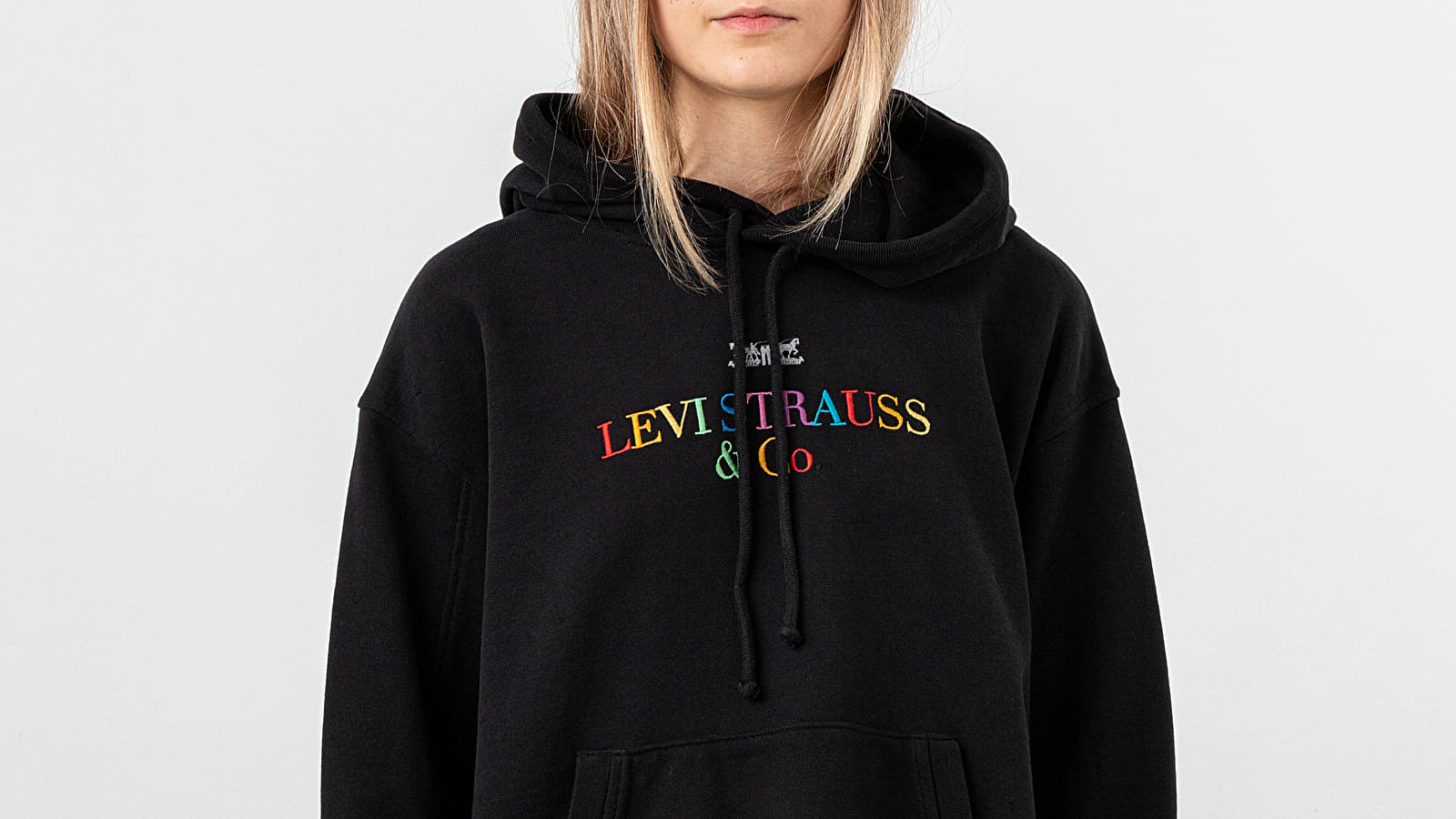 Mikiny Levi's® Unbasic Hoodie Black