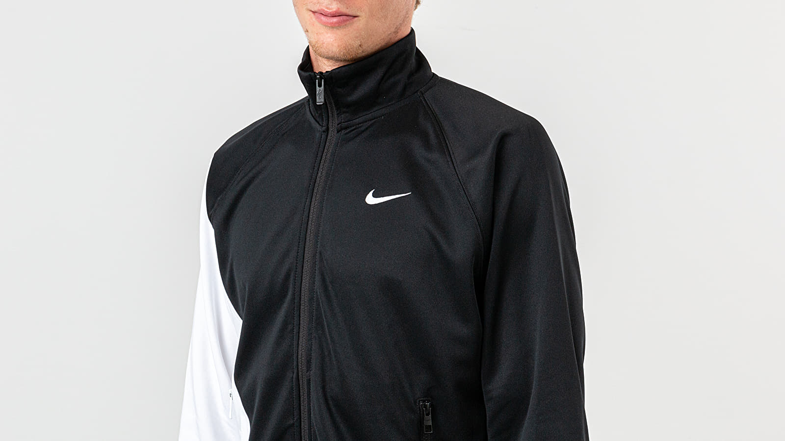 Jacken Nike Sportswear Swoosh Jacket Black/ White/ White