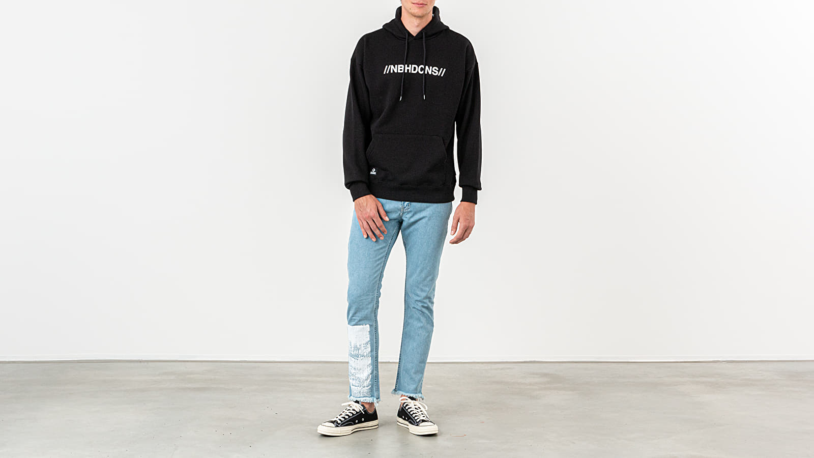 Converse x neighborhood hoodie shop