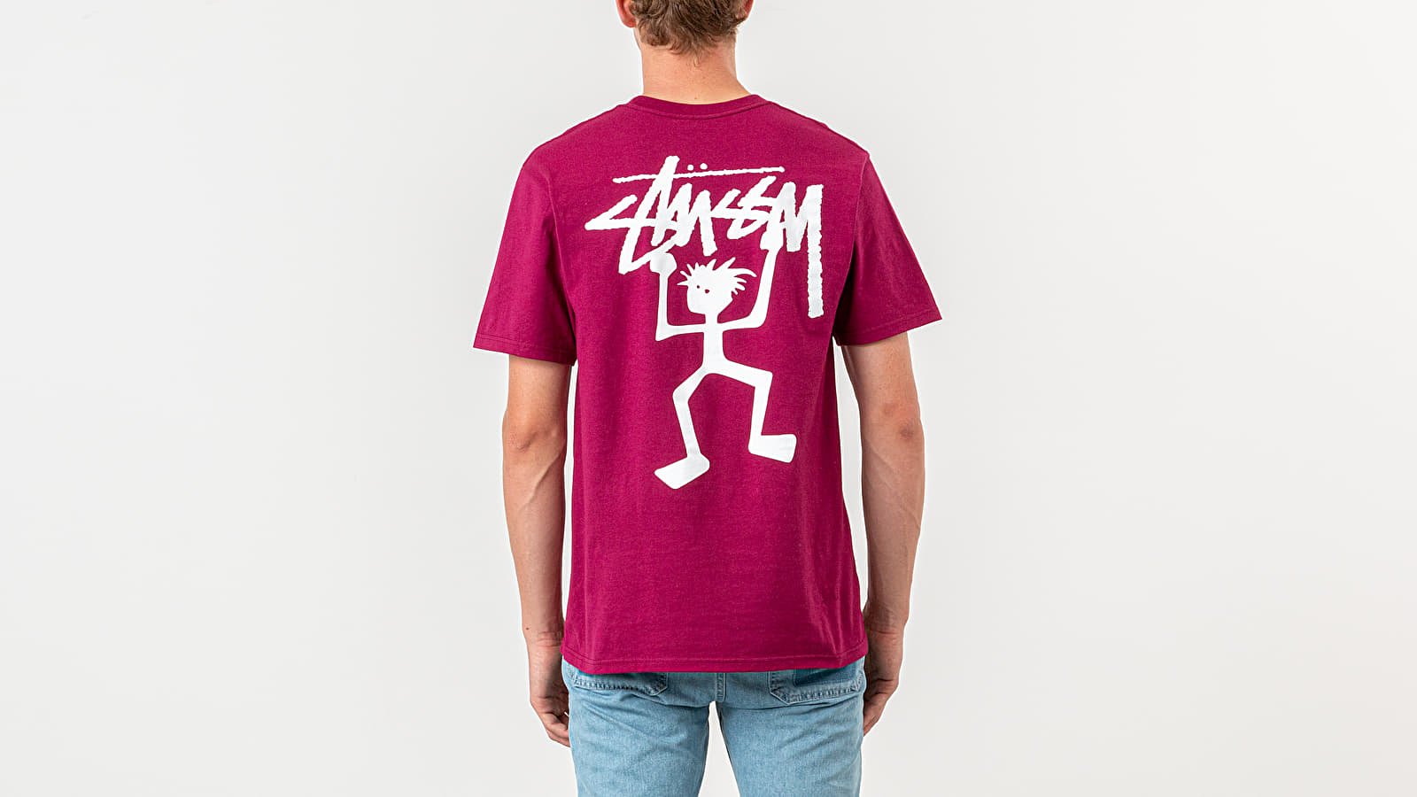Camisetas Stüssy Warrior Man Tee Wine