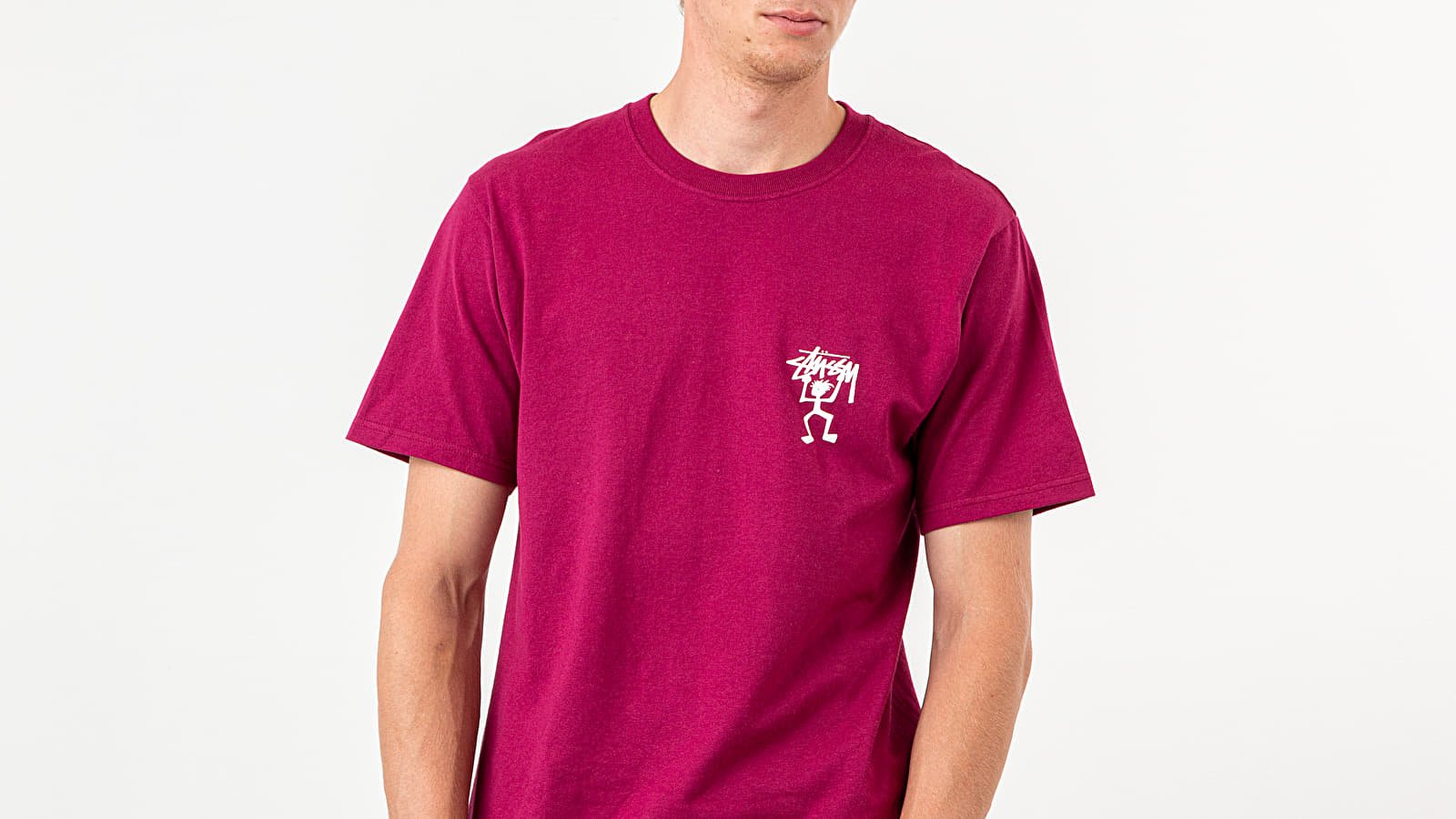 Camisetas Stüssy Warrior Man Tee Wine