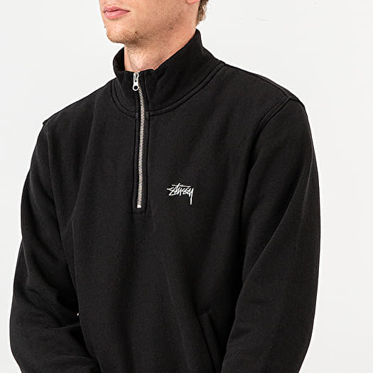 Hoodies and sweatshirts Stussy Stock Fleece Mock Black Footshop